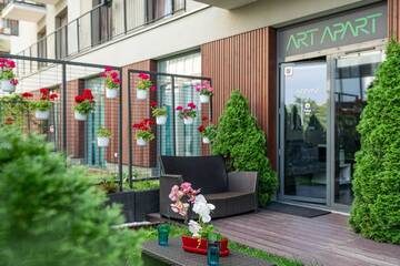 Фото номера Апартаменты-студио Апарт-отели Art Apart nad Oławą г. Вроцлав 9