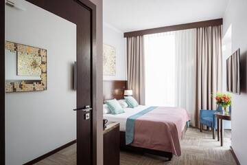 Фото номера Классический двухместный номер с 1 кроватью Отель Europeum Hotel г. Вроцлав 7
