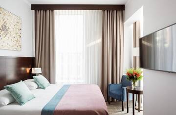 Фото номера Классический двухместный номер с 1 кроватью Отель Europeum Hotel г. Вроцлав 10