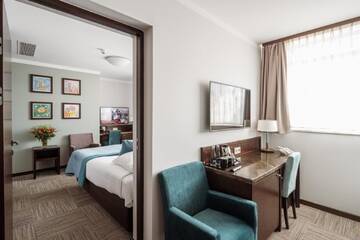 Фото номера Классический семейный номер Отель Europeum Hotel г. Вроцлав 2